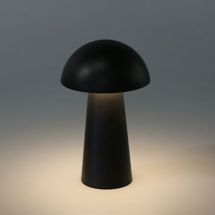 Rabalux - LED dimmerabile a sfioramento ricaricabile lampada da esterno LED/1,5W/5V IP44 1200 mAh USB nera