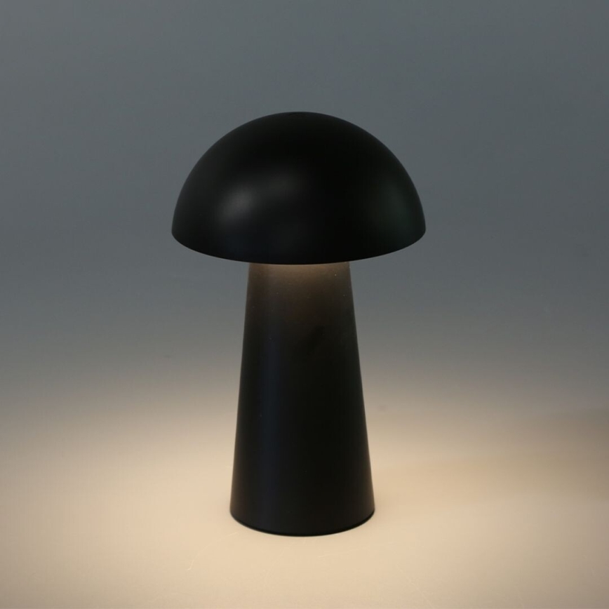 Rabalux - LED dimmerabile a sfioramento ricaricabile lampada da esterno LED/1,5W/5V IP44 1200 mAh USB nera