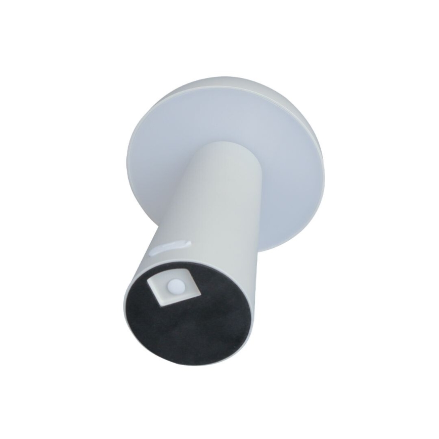 Rabalux - Lampada da esterno ricaricabile dimmerabile con controllo touch LED/1,5W/5V IP44 1200 mAh USB bianca