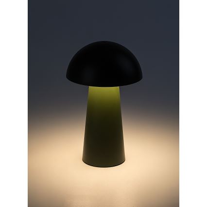 Rabalux - Lampada da esterno ricaricabile a LED dimmerabile a sfioramento, 1,5 W/5 V, IP44, 1200 mAh, USB, verde