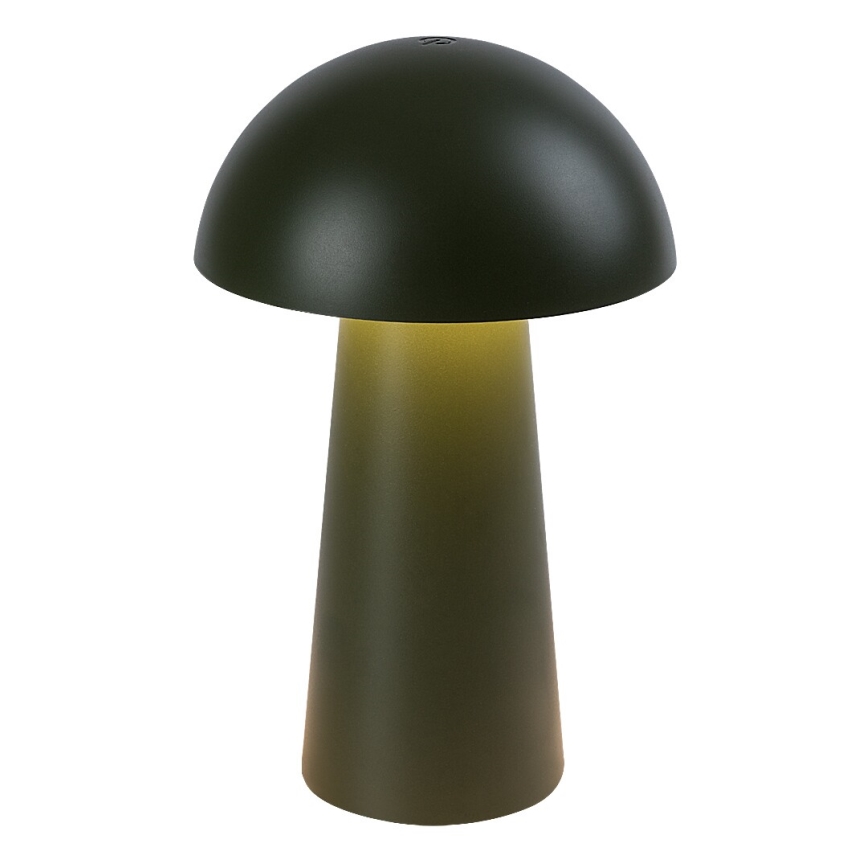 Rabalux - Lampada da esterno ricaricabile a LED dimmerabile a sfioramento, 1,5 W/5 V, IP44, 1200 mAh, USB, verde