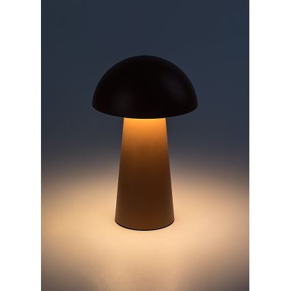 Rabalux - Lampada da esterno ricaricabile a LED dimmerabile a sfioramento LED/1,5W/5V IP44 1200 mAh USB marrone