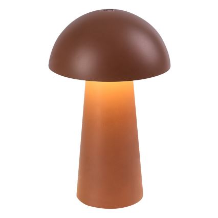 Rabalux - Lampada da esterno ricaricabile a LED dimmerabile a sfioramento LED/1,5W/5V IP44 1200 mAh USB marrone