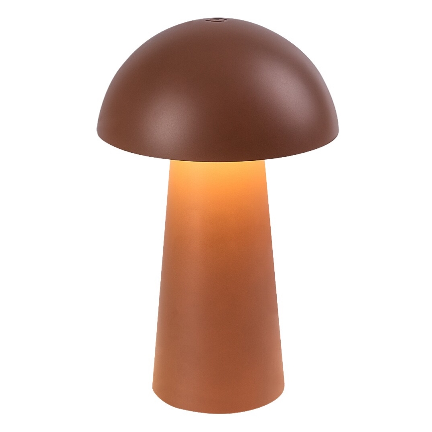 Rabalux - Lampada da esterno ricaricabile a LED dimmerabile a sfioramento LED/1,5W/5V IP44 1200 mAh USB marrone