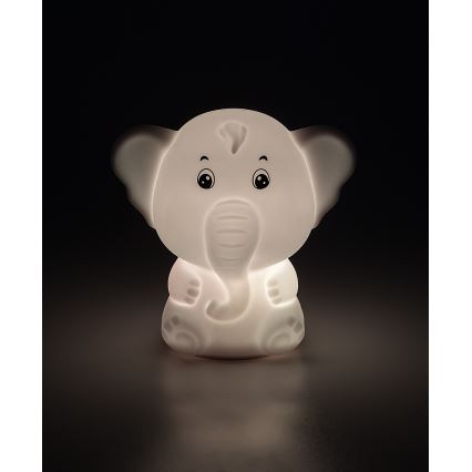 Rabalux - Luce notturna LED RGB a sfioramento LED/0,05W/1xCR2032 elefante
