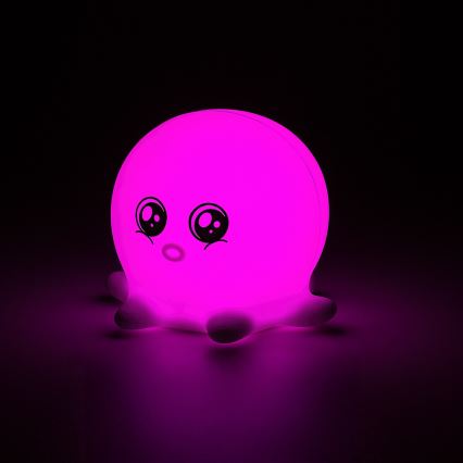 Rabalux - LED RGB Luce notturna touch LED/0,05W/1xCR2032 polpo