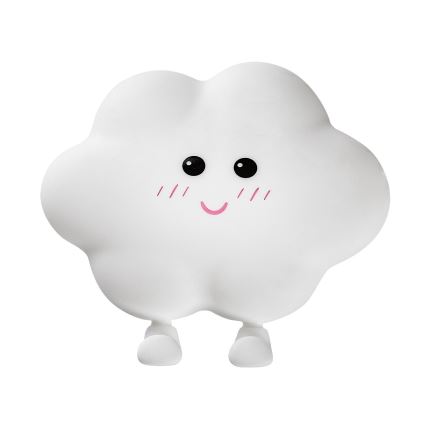 Rabalux - Lampada notturna ricaricabile per bambini a LED, dimmerabile con controllo touch, LED/2,7W/5V 200 mAh, nuvola
