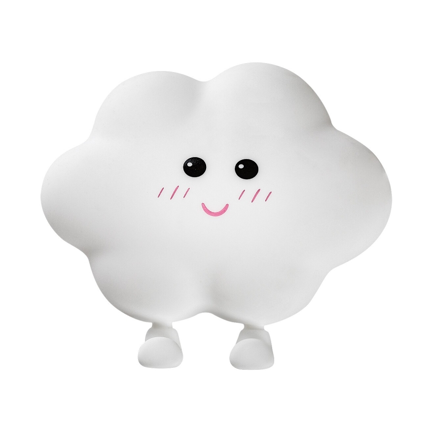 Rabalux - Lampada notturna ricaricabile per bambini a LED, dimmerabile con controllo touch, LED/2,7W/5V 200 mAh, nuvola