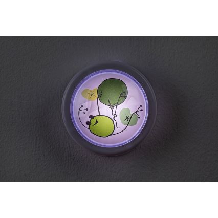 Rabalux - Lampada notturna LED per bambini LED/0,3W/2xAA 6000K