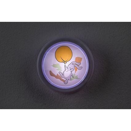 Rabalux - Lampada notturna LED per bambini LED/0,3W/2xAA 6000K
