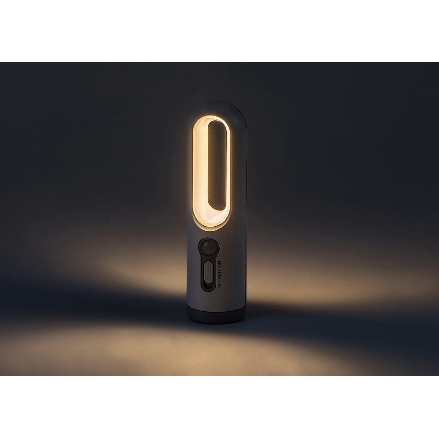 Rabalux - Lampada portatile ricaricabile a LED con sensore LED/0,8W/3,7V 3000/7000K