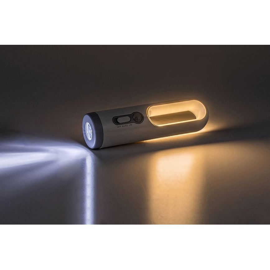 Rabalux - Lampada portatile ricaricabile a LED con sensore LED/0,8W/3,7V 3000/7000K