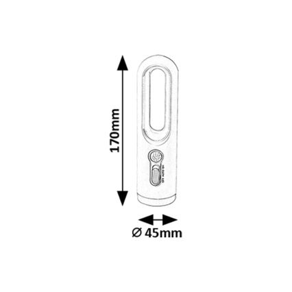 Rabalux - Lampada portatile ricaricabile a LED con sensore LED/0,8W/3,7V 3000/7000K