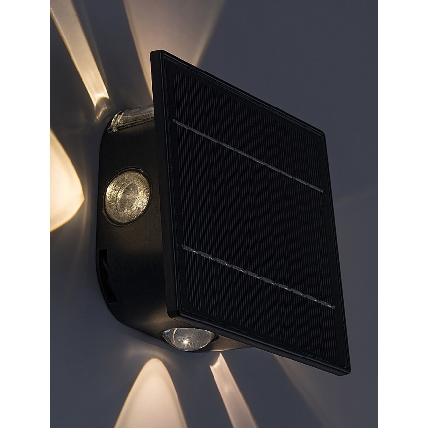 Rabalux - Lampada da parete solare dimmerabile LED/0,5W/3,7V 3000K/6000K IP54 1300 mAh