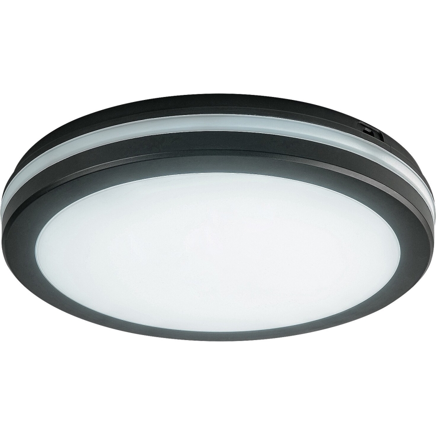 Rabalux - Plafoniera LED da bagno LED/28W/230V 3000/4000/6500K IP54 nero