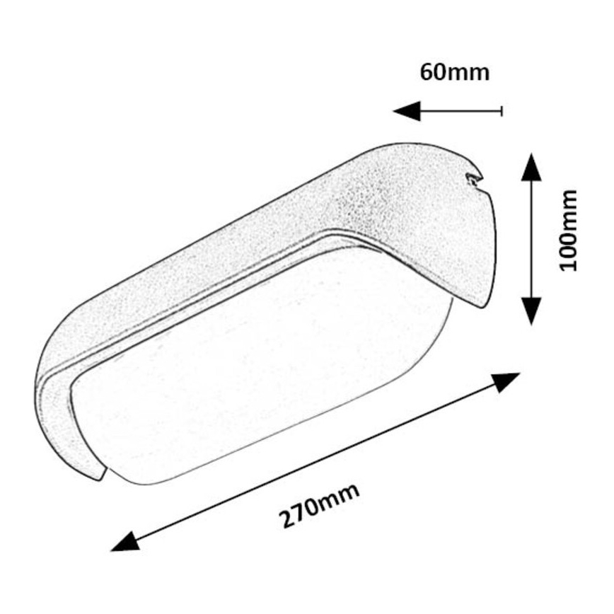 Rabalux - Applique a LED da esterno LED/13W/230V IP54 antracite