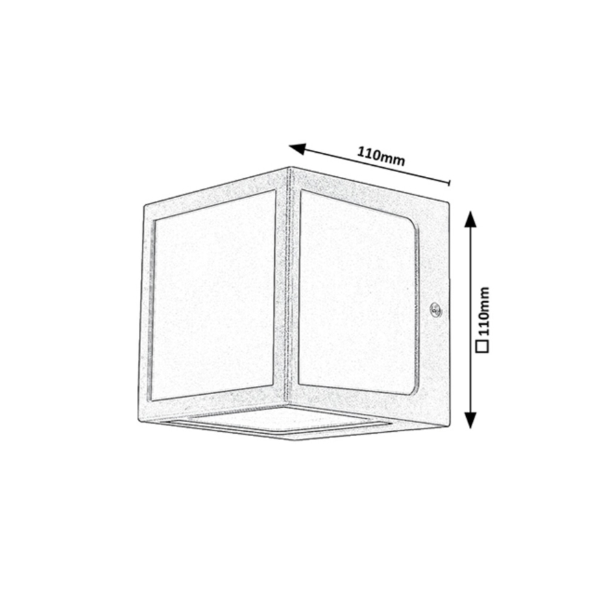 Rabalux - Applique a LED da esterno LED/10W/230V IP54 antracite