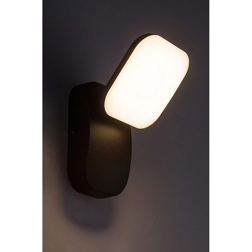 Rabalux - LED da esterno wall flexible chiaro LED/12W/230V IP44 nero