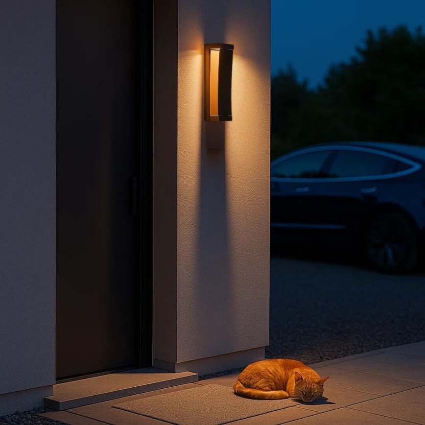 Rabalux - Applique da esterno a LED 13W/230V IP65 marrone