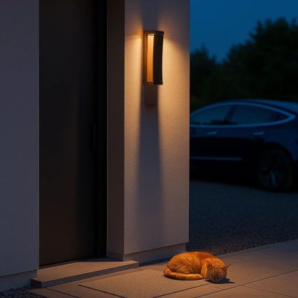 Rabalux - Applique da esterno a LED/13W/230V IP65 marrone