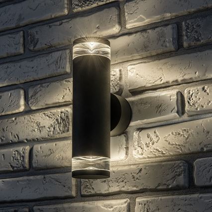 Rabalux - Applique da esterno 2xGU10/10W/230V IP54 antracite