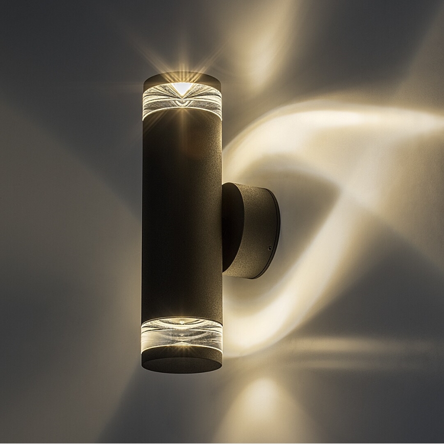 Rabalux - Applique da esterno 2xGU10/10W/230V IP54 antracite