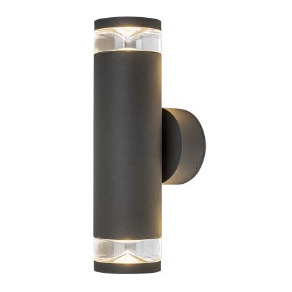 Rabalux - Applique da esterno 2xGU10/10W/230V IP54 antracite