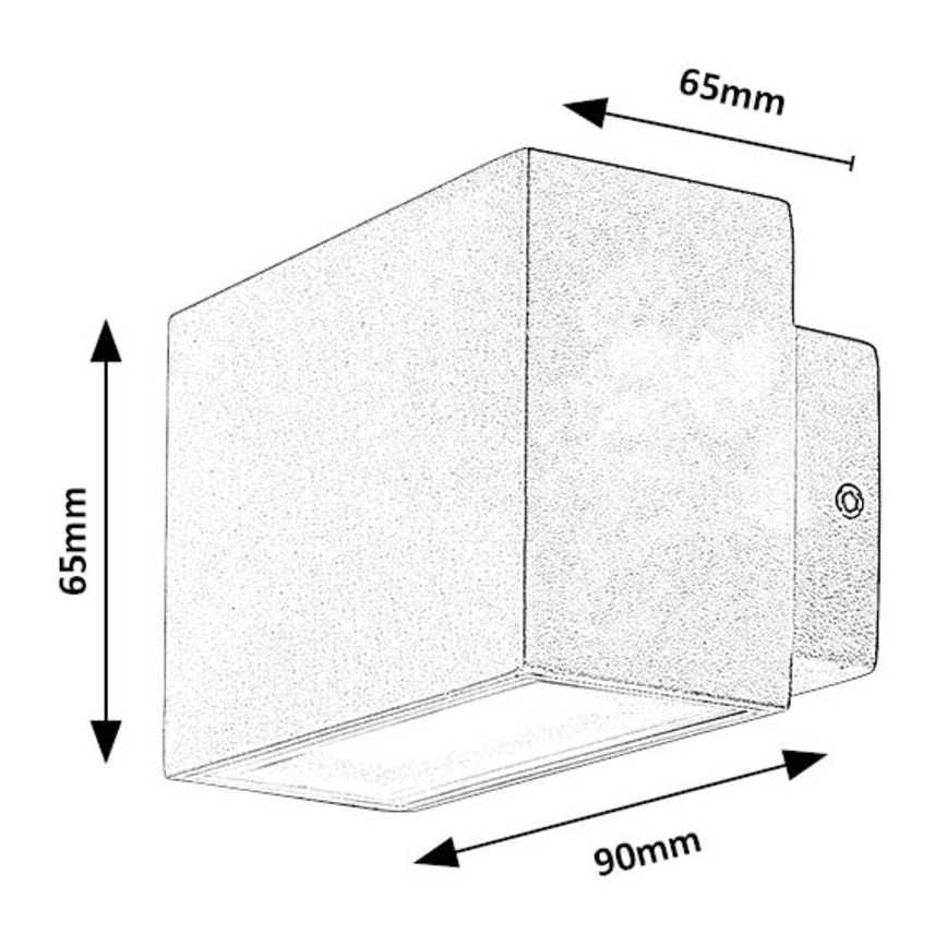 Rabalux - Applique a LED da esterno LED/7W/230V IP54 bianco