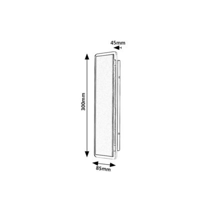 Rabalux - Applique da esterno LED/18W/230V IP54 nero