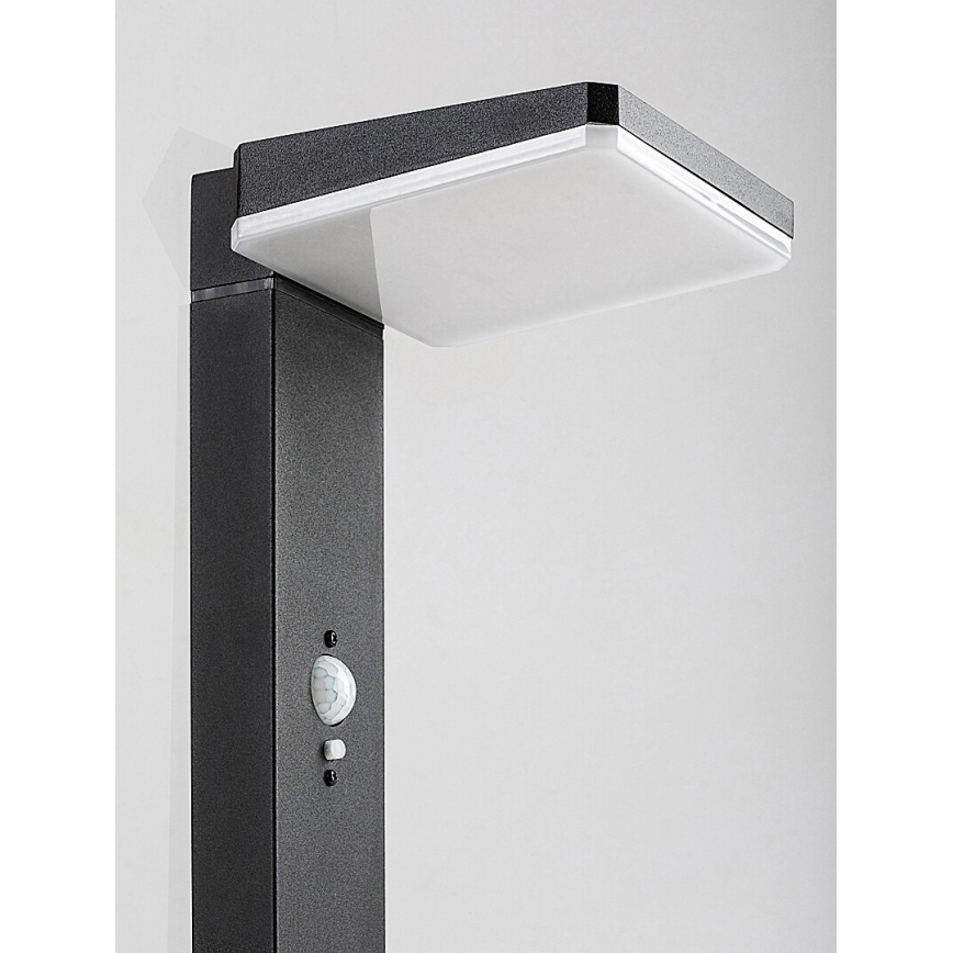 Rabalux - Lampada solare da esterno LED dimmerabile con sensore LED/4,4W/3,7V IP54 antracite 2200 mAh