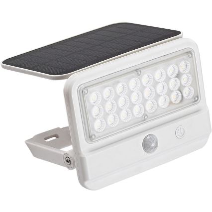 Rabalux - Lampada da parete solare LED con sensore LED/7W/3,7V IP54 bianco 3000 mAh