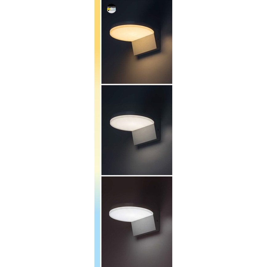 Rabalux - Applique a LED da esterno LED/9W/230V 2700/4000/6500K IP54 nero