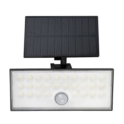 Rabalux - Faretto solare LED con sensore LED/8W/3,7V 1800mAh IP65 + telecomando
