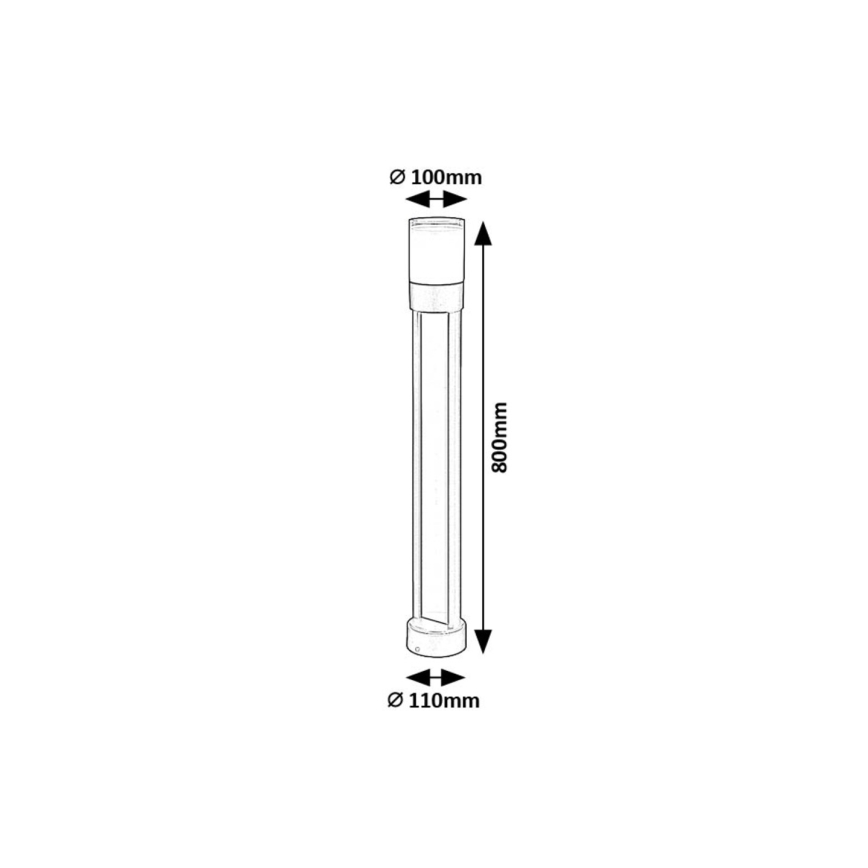 Rabalux - Lampada LED da esterno LED/12W/230V IP44 80 cm