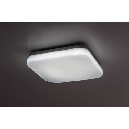 Rabalux - Plafoniera LED per bagno LED/12W/230V 3000/4000/6000K IP44 24x24 cm