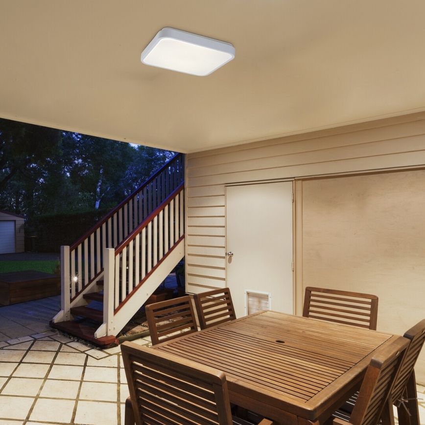 Rabalux - Plafoniera LED da bagno con sensore LED/18W/230V 4000K IP44