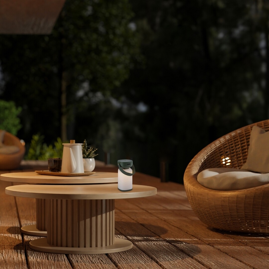 Rabalux - LED Lampada da tavolo ricaricabile touch dimmerabile per esterni LED/3W/5V IP44 verde