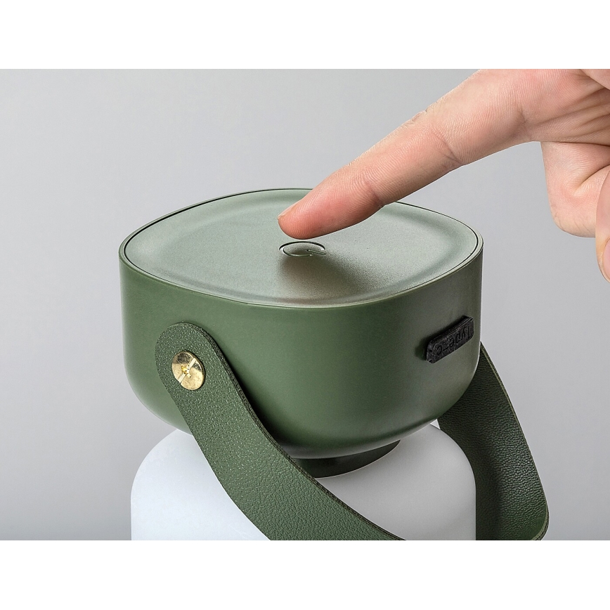 Rabalux - LED Lampada da tavolo ricaricabile touch dimmerabile per esterni LED/3W/5V IP44 verde