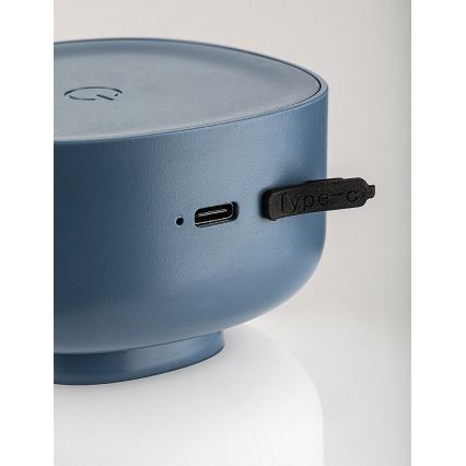 Rabalux - LED Lampada da tavolo ricaricabile touch dimmerabile per esterni LED/3W/5V IP44 blu