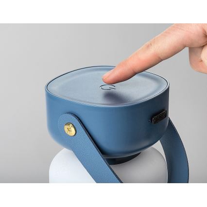 Rabalux - LED Lampada da tavolo ricaricabile touch dimmerabile per esterni LED/3W/5V IP44 blu