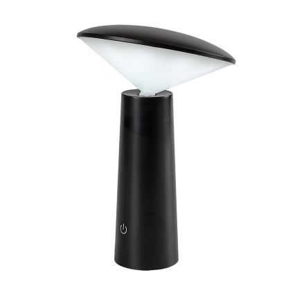 Rabalux - LED Lampada da tavolo touch ricaricabile e dimmerabile POLPERRO LED/3W/3,7V 1200mAh nero