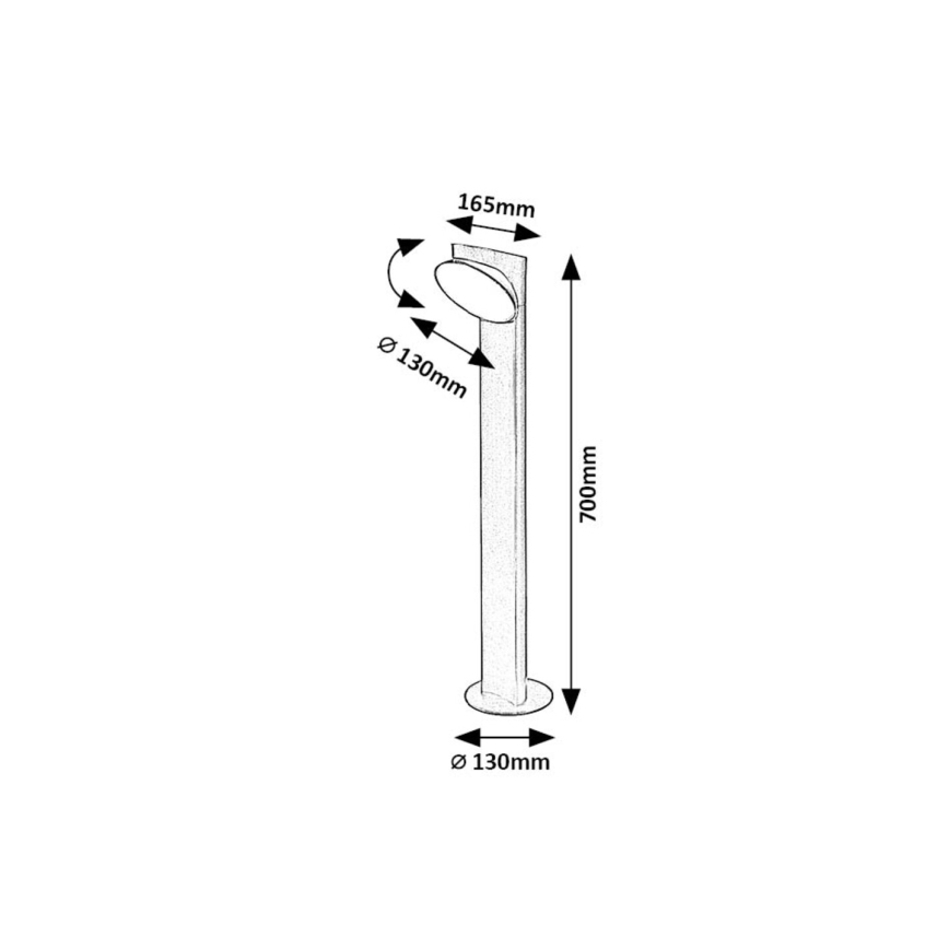 Rabalux - Lampada LED da esterno LED/12W/230V IP54