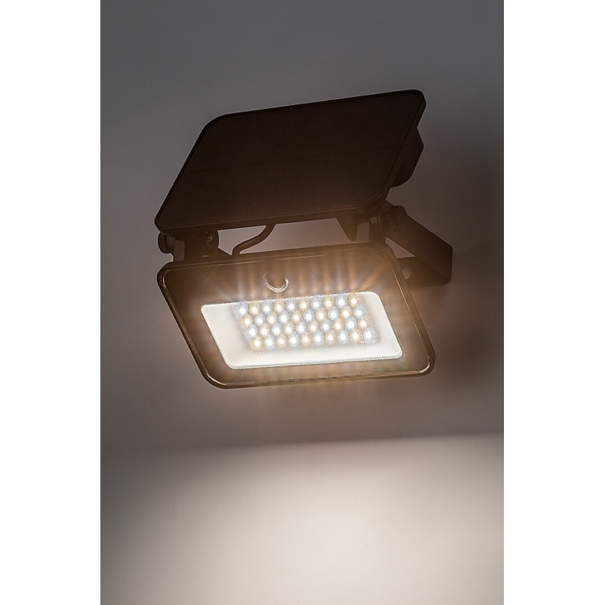 Rabalux - Faretto solare LED con sensore LED/6W/3,7V 3000/4000/6500K IP65 2200 mAh