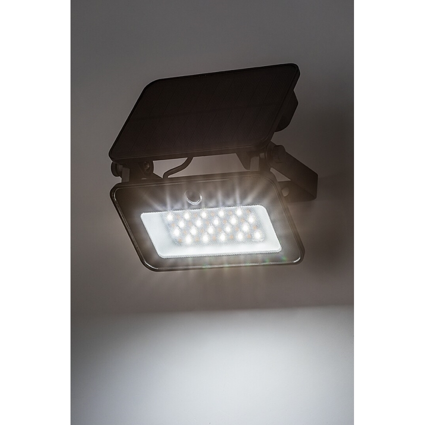 Rabalux - Faretto solare LED con sensore LED/6W/3,7V 3000/4000/6500K IP65 2200 mAh