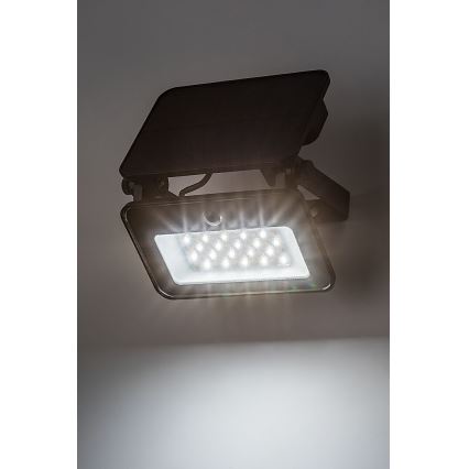 Rabalux - Riflettore LED solare con sensore LED/6W/3,7V 3000/4000/6500K IP65