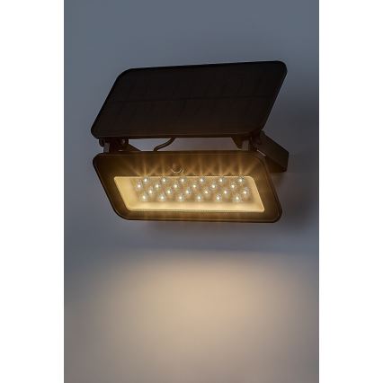 Rabalux - Faretto solare LED con sensore LED/8W/3,7V 3000/4000/6500K IP65 2600 mAh