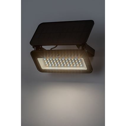 Rabalux - Faretto solare LED con sensore LED/8W/3,7V 3000/4000/6500K IP65 2600 mAh