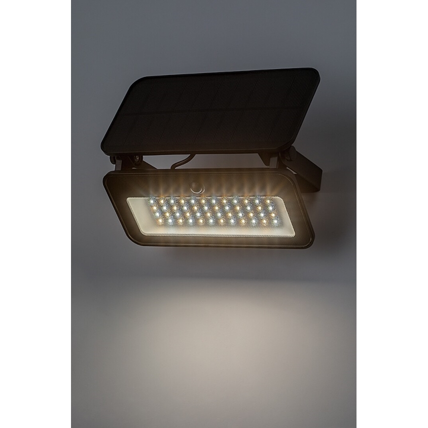Rabalux - Faretto solare LED con sensore LED/8W/3,7V 3000/4000/6500K IP65 2600 mAh