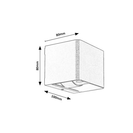 Rabalux - Applique a LED da esterno LED/10W/230V IP54 marrone