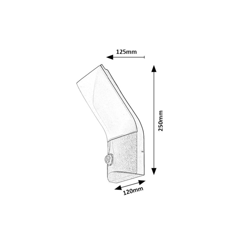 Rabalux - LED Applique da esterno con sensore LED/10W/230V IP54